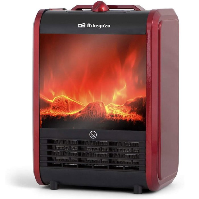 Orbegozo CM 9015 Chimenea Eléctrica Roja 1500W Orbegozo CM 9015 Chimenea Eléctrica Roja 1500W